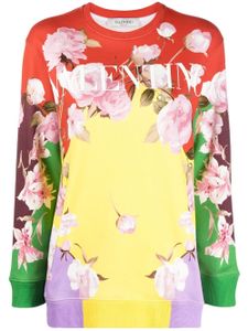 Valentino Garavani sweat à fleurs - Jaune