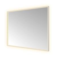 Hotbath &More Mirrors Square LED Badkamerspiegel - Rechthoek - 80 x 100 cm - RVS 316
