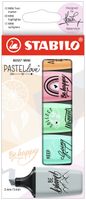 STABILO BOSS MINI, markeerstift, Pastellove Edition etui met 5 kleuren - thumbnail