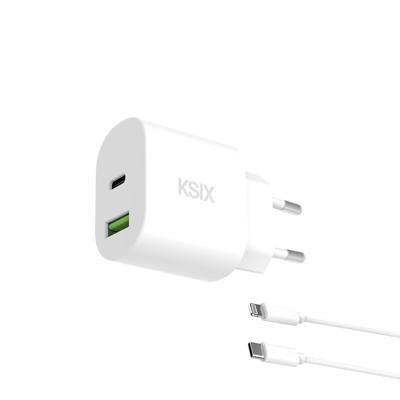 Oplader KSIX Wit 30 W