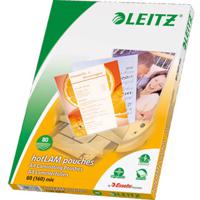 Leitz Lamineerfolie DIN A4 80 micron glanzend 100 stuk(s) - thumbnail