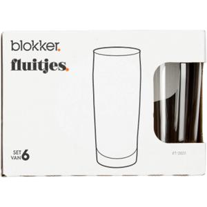 Blokker Fluitjes - 25 cl - 6 stuks