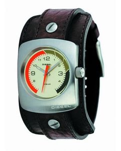 Horlogeband Diesel DZ2022 Onderliggend Leder Bruin 20mm