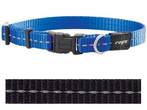 Rogz for dogs nitelife halsband zwart (11 MMX20-32 CM)