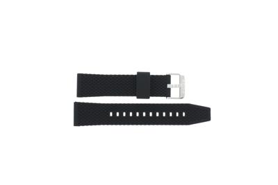 Horlogeband Seiko SRPD93P9 / 4R36-07G0 / R045011J0 Rubber Zwart 22mm