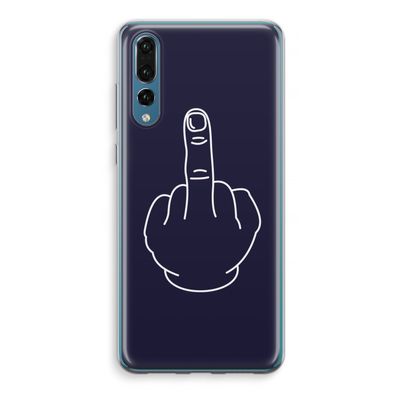 F**k U: Huawei P20 Pro Transparant Hoesje