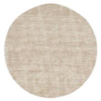 MUST Living Carpet La Belle round small,Ø150 cm, beige, 100% viscose