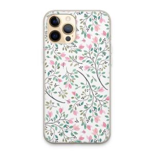 Sierlijke bloemen: iPhone 13 Pro Max Transparant Hoesje