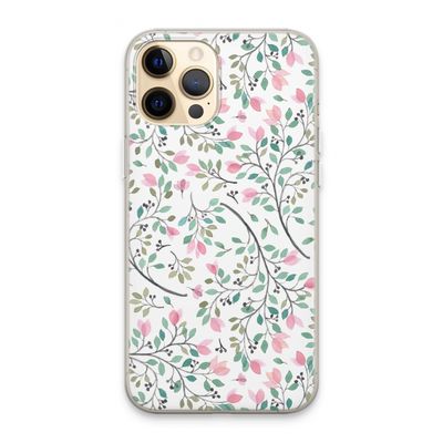 Sierlijke bloemen: iPhone 13 Pro Max Transparant Hoesje