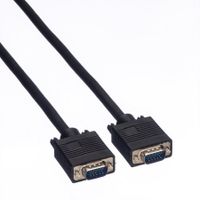 VALUE HQ VGA kabel HD15 M/M, 10 m - thumbnail