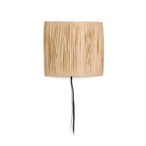 Kave Home Wandlamp Pulmi Raffia - Naturel