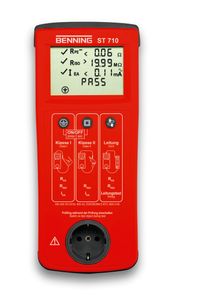 BENNING ST 710 Apparatentester inclusief Tas en Meetsnoeren