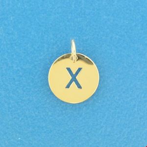 TFT Hanger Geelgoud Letter X