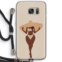 Let's get salty: Samsung Galaxy S7 Transparant Hoesje met koord