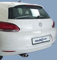 InoxCar uitlaat passend voor Volkswagen Scirocco 1.4 TSi (160pk) 2008- 120x80 Oblique IXWSCI02SB