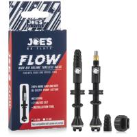 Joe's No Flats - tubeless ventiel flow high air volume 45mm 2 stuks Joe's No Flats - tubeless ventiel flow high air volume 45mm 2 stuks