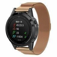 Milanese bandje - Rosé goud - Garmin Descent G2