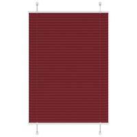 VidaXL Plissé rolgordijn 85x150 cm stofbreedte 84,4 cm bordeauxrood