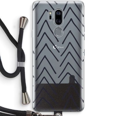 Marrakech Arrows: LG G7 Thinq Transparant Hoesje met koord