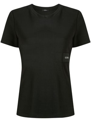 Goen.J t-shirt à patch logo - Noir