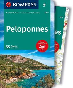 Wandelgids 5971 Kompass Wanderführer Peloponnes | Kompass