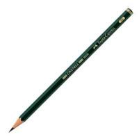 Potlood Faber-Castell 119005 Zeshoekig 5B Groen Ecologisch (12 Stuks)