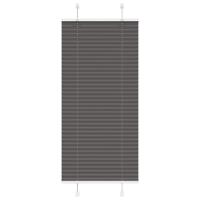 Plissé rolgordijn 55x100 cm stofbreedte 54,4 cm polyester zwart