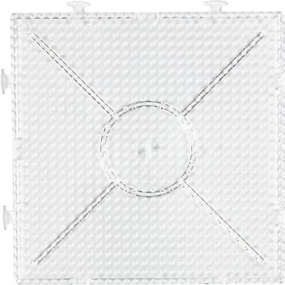 NABBI Onderplaat, groot vierkant, afm 15x15 cm, medium, helder, 1 stuk