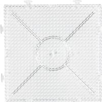 NABBI Onderplaat, groot vierkant, afm 15x15 cm, medium, helder, 1 stuk