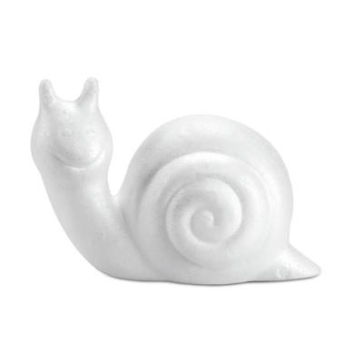 Hobby/knutsel Piepschuim slak - vormen/figuren dieren - 10.5 cm
