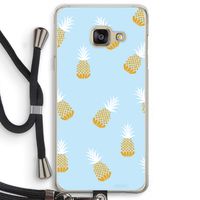 Ananasjes: Samsung Galaxy A3 (2016) Transparant Hoesje met koord
