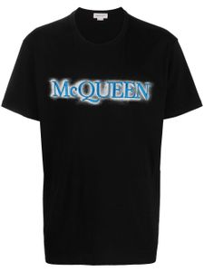 Alexander McQueen t-shirt à logo imprimé - Noir