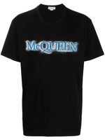 Alexander McQueen t-shirt à logo imprimé - Noir - thumbnail