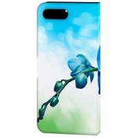 Apple iPhone 7 Plus | 8 Plus Hoesje Orchidee Blauw - Cadeau voor je Moeder - thumbnail
