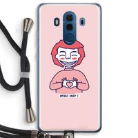 Hartje: Huawei Mate 10 Pro Transparant Hoesje met koord