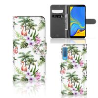 Samsung Galaxy A7 (2018) | Telefoonhoesje | Met pasjeshouder | Flamingo Palms Samsung Galaxy A7 (2018) | Telefoonhoesje | Met pasjeshouder | Flamingo Palms