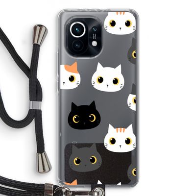 Katten: Xiaomi Mi 11 Transparant Hoesje met koord