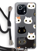 Katten: Xiaomi Mi 11 Transparant Hoesje met koord