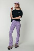 Colourful Rebel Leopard Broek  Leopard Dames - Wijduitlopende Fit - Polyester - thumbnail