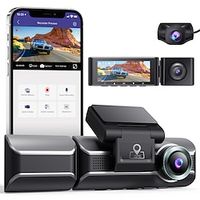 Anytek m550 Nieuw ontwerp Auto DVR 170 graden Wijde hoek CMOS 3 inch(es) IPS Dash Cam met WIFI 6 infrarood LED's Autorecorder miniinthebox