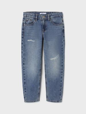 Name it zomer jeansbroek jongens - donker blauw - tapered fit - NkmSilas