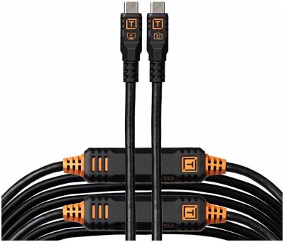 Tether Tools TetherPro Optima 10G USB-C, 31&apos; (9.4m), straight black