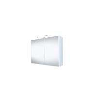 Best Design Best-Design "Happy" MDF Spiegelkast + Verlichting 100x60 cm Wit