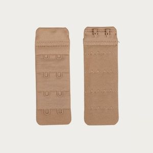 Op en Top Zwanger bh Verlengstuk 2 Haaks Beige (2 Pack)