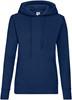 Fruit Of The Loom F409 Ladies´ Classic Hooded Sweat - Navy - S