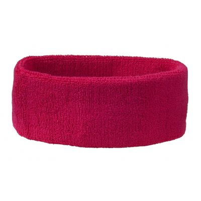 Hoofd zweetbandjes sport fuchsia