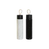 Thermosfles Home ESPRIT Wit Zwart 350 ml (2 Stuks)
