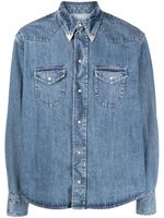 Bally chemise d'inspiration western en jean - Bleu