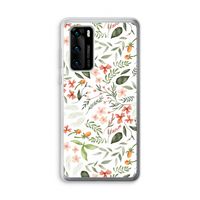 Sweet little flowers: Huawei P40 Transparant Hoesje