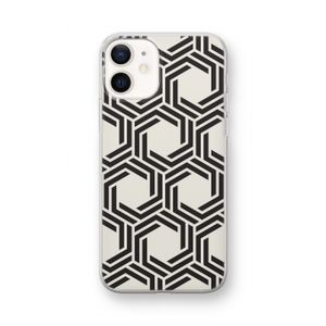 Geometrisch patroon: iPhone 12 mini Transparant Hoesje